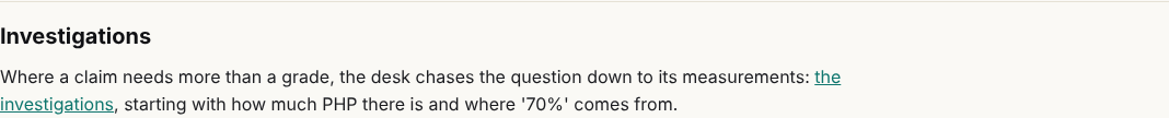 The link from the fact-check page